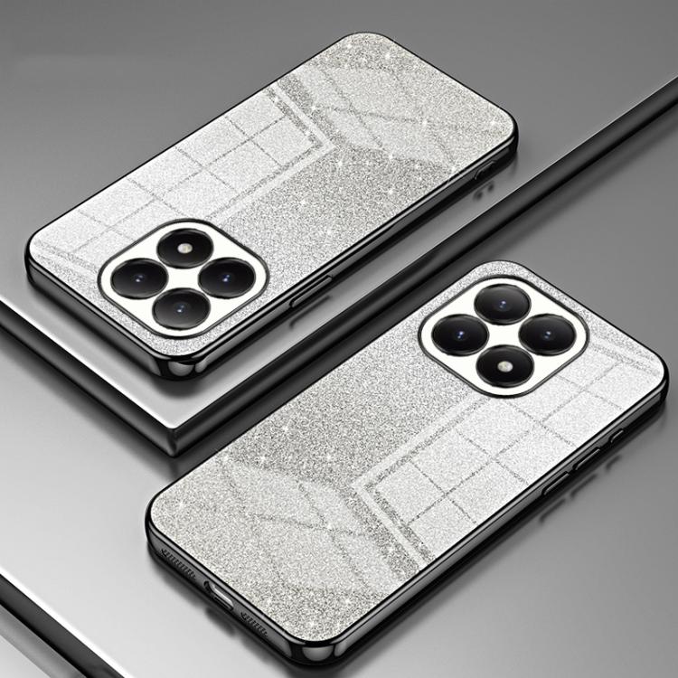 For Xiaomi 15T Gradient Glitter Powder Electroplated Phone Case