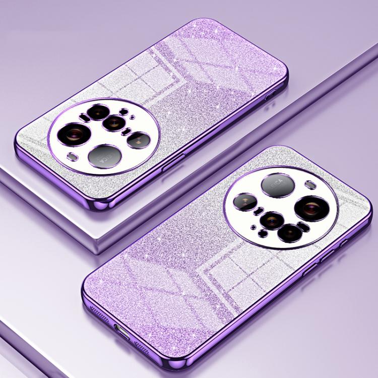 For Xiaomi 15 Ultra Gradient Glitter Powder Electroplated Phone Case