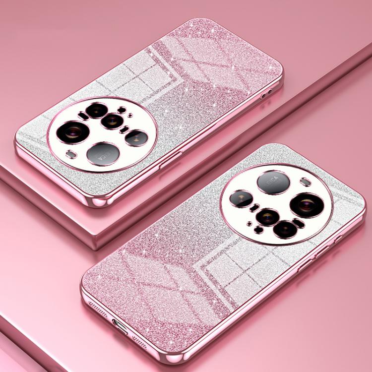 For Xiaomi 15 Ultra Gradient Glitter Powder Electroplated Phone Case
