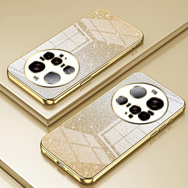 For Xiaomi 15 Ultra Gradient Glitter Powder Electroplated Phone Case