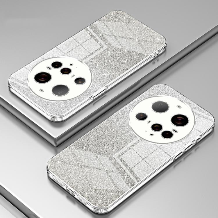 For Xiaomi 15 Ultra Gradient Glitter Powder Electroplated Phone Case