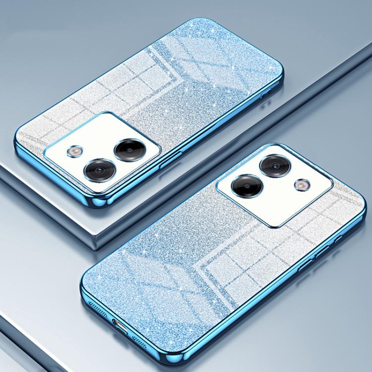 For Xiaomi Poco M7 Pro 5G Gradient Glitter Powder Electroplated Phone Case