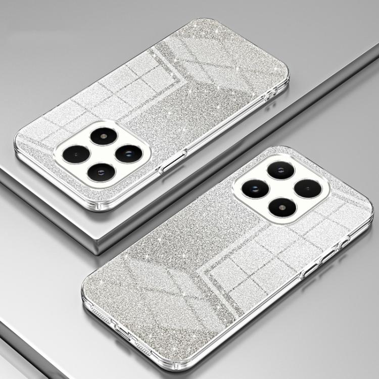 For Xiaomi 17 Gradient Glitter Powder Electroplated Phone Case