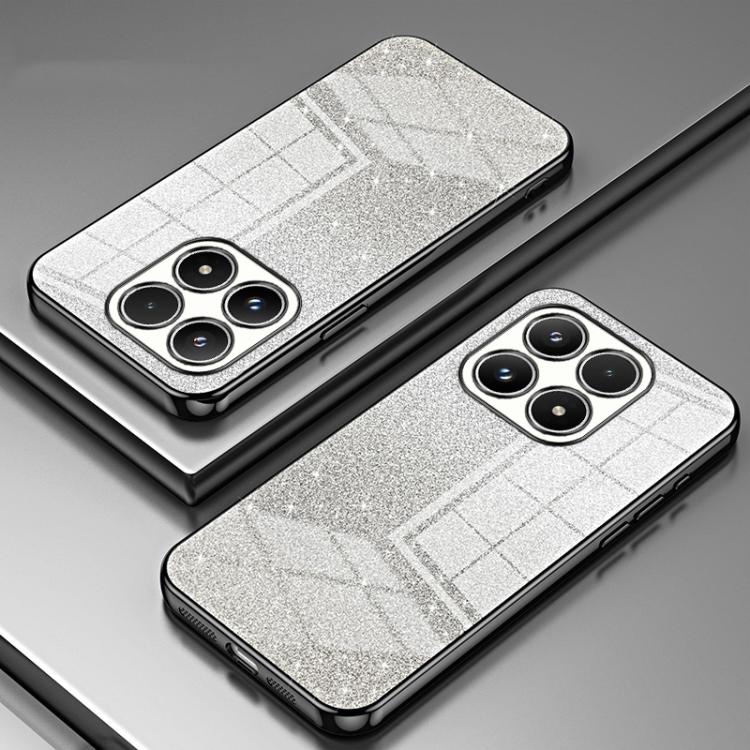 For Xiaomi 17 Gradient Glitter Powder Electroplated Phone Case
