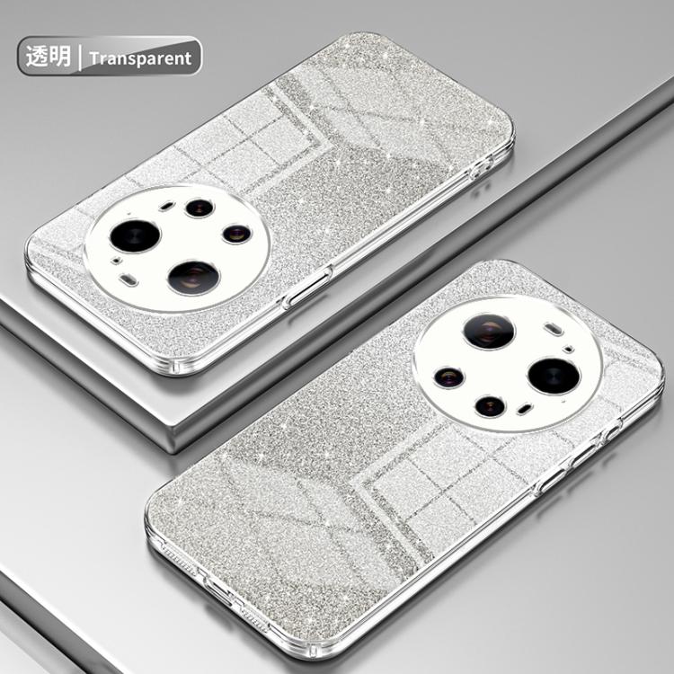 For Xiaomi 17 Ultra Gradient Glitter Powder Electroplated Phone Case