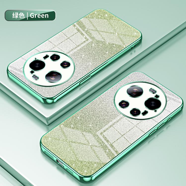 For Xiaomi 17 Ultra Gradient Glitter Powder Electroplated Phone Case