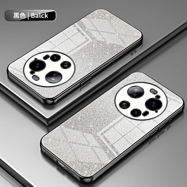 For Xiaomi 17 Ultra Gradient Glitter Powder Electroplated Phone Case