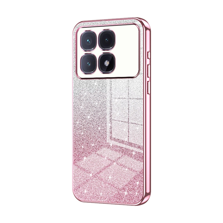 For Redmi K70 Ultra Gradient Glitter Powder Electroplated Phone Case