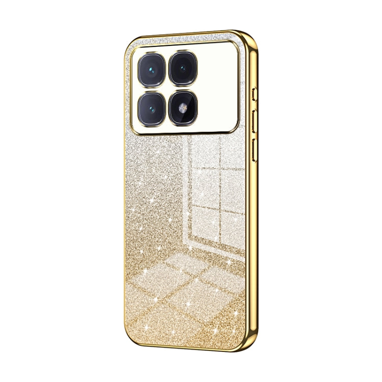 For Redmi K70 Ultra Gradient Glitter Powder Electroplated Phone Case