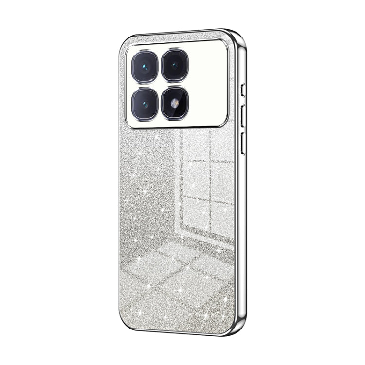 For Redmi K70 Ultra Gradient Glitter Powder Electroplated Phone Case