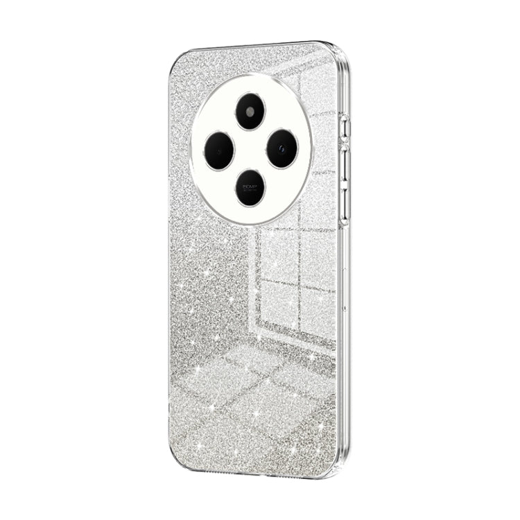 For Redmi 14R Gradient Glitter Powder Electroplated Phone Case