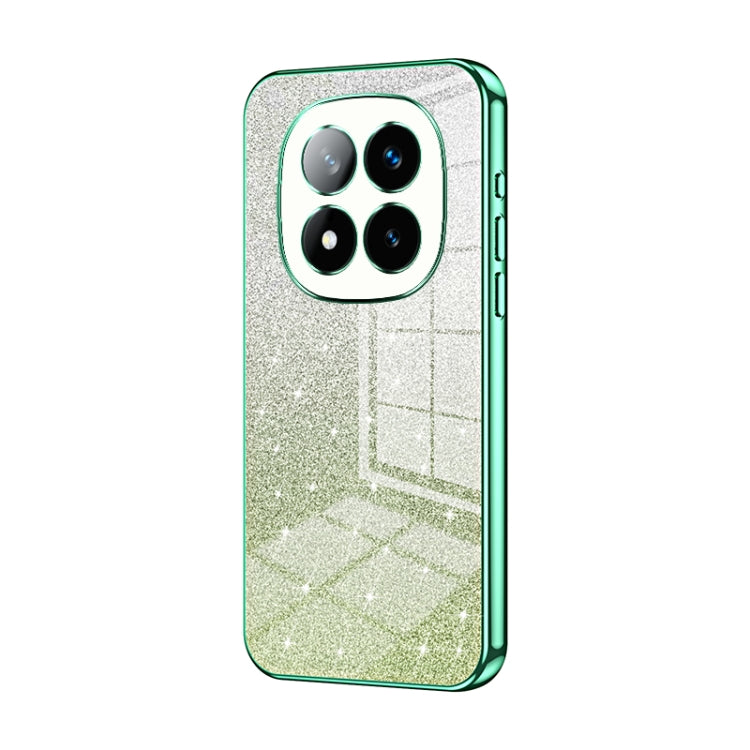 For Redmi Note 14 Pro+ 5G Gradient Glitter Powder Electroplated Phone Case