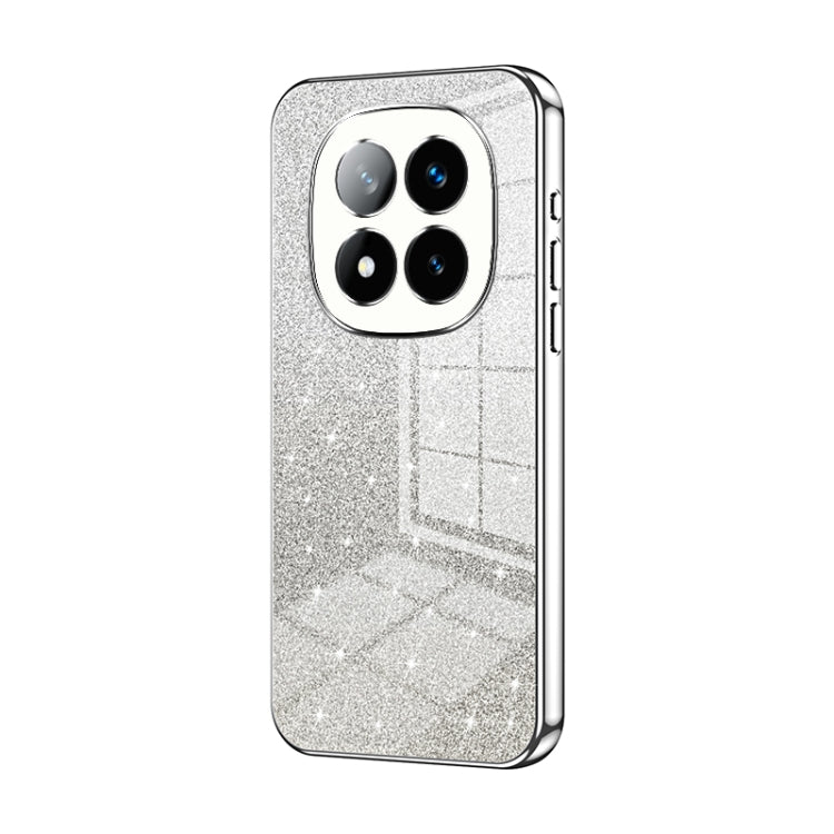 For Redmi Note 14 Pro+ 5G Gradient Glitter Powder Electroplated Phone Case