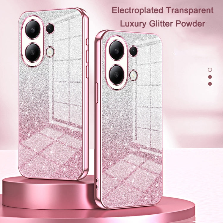 For Redmi K70 Ultra Gradient Glitter Powder Electroplated Phone Case