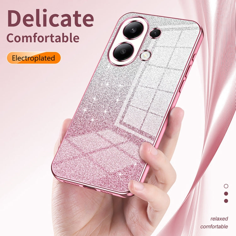 For Redmi K70 Ultra Gradient Glitter Powder Electroplated Phone Case