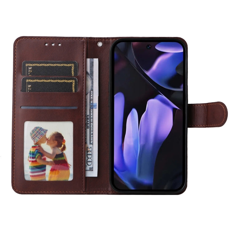 For Google Pixel 9a Classic Calf Texture Flip Leather Phone Case