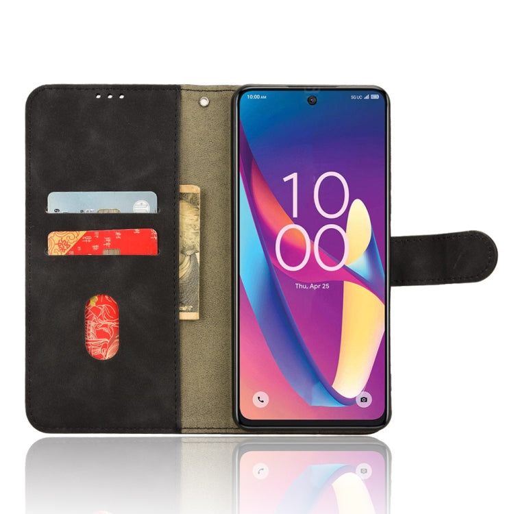 For TCL 50 XL 5G Skin Feel Magnetic Flip Leather Phone Case