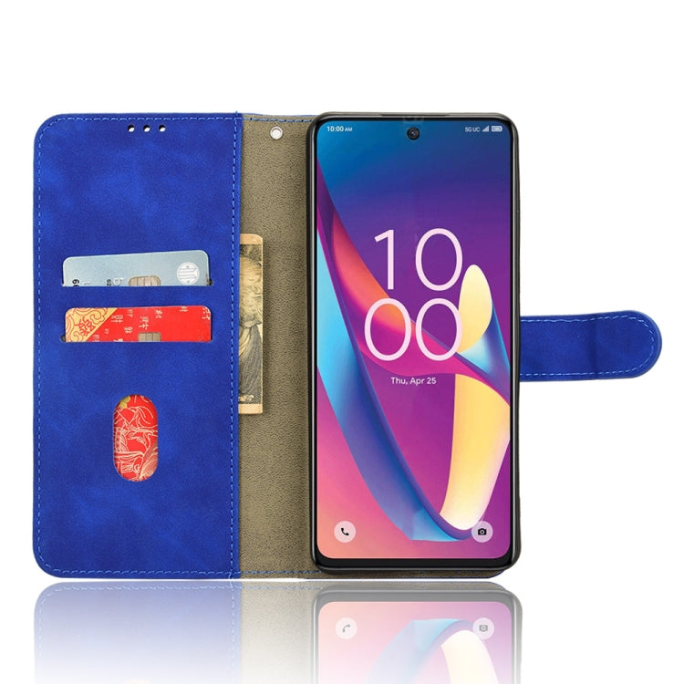 For TCL 50 XL 5G Skin Feel Magnetic Flip Leather Phone Case