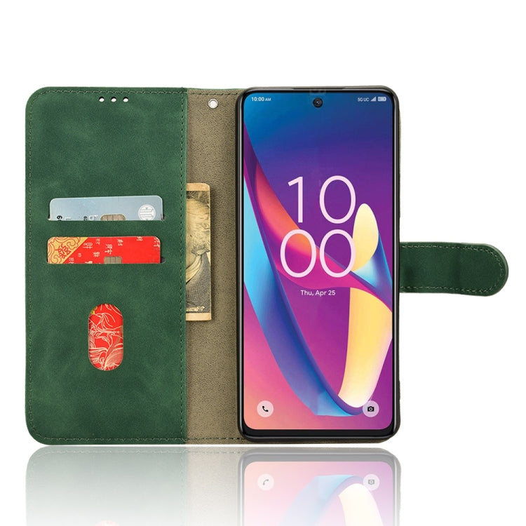 For TCL 50 XL 5G Skin Feel Magnetic Flip Leather Phone Case