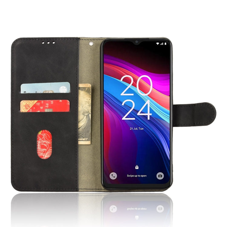 For TCL 503 Skin Feel Magnetic Flip Leather Phone Case