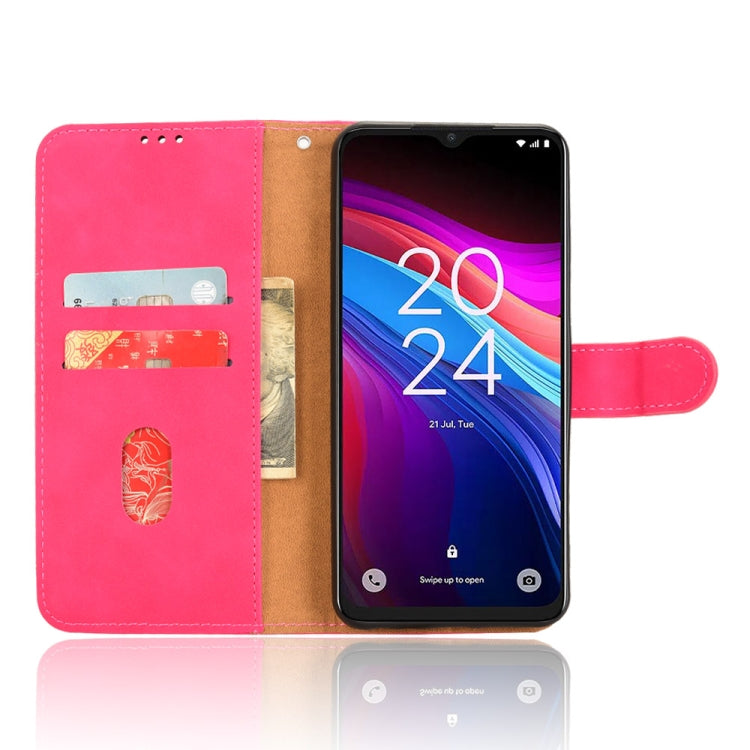 For TCL 503 Skin Feel Magnetic Flip Leather Phone Case