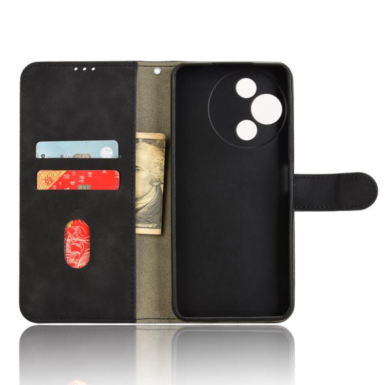 For TCL 60R 5G Skin Feel Magnetic Flip Leather Phone Case