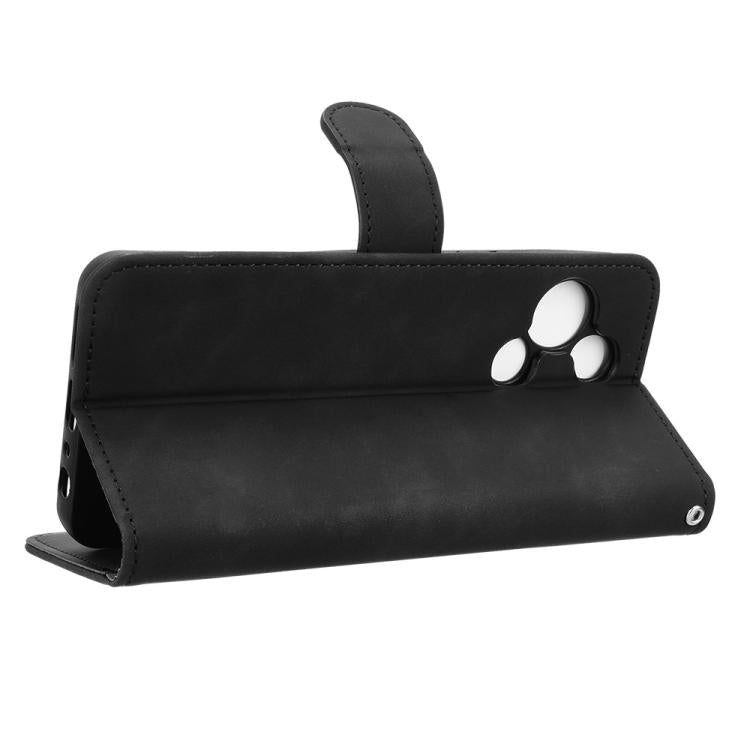 For TCL 60R 5G Skin Feel Magnetic Flip Leather Phone Case