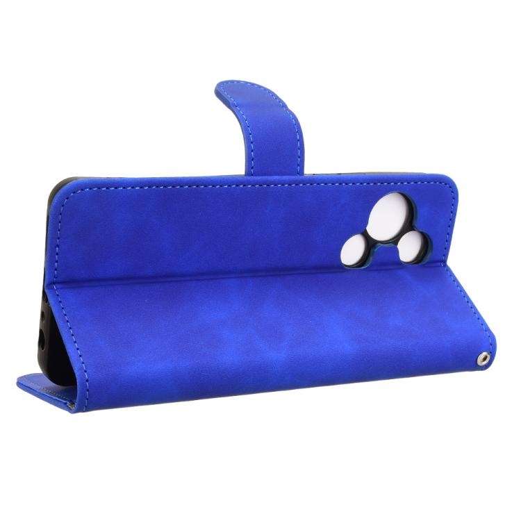 For TCL 60R 5G Skin Feel Magnetic Flip Leather Phone Case