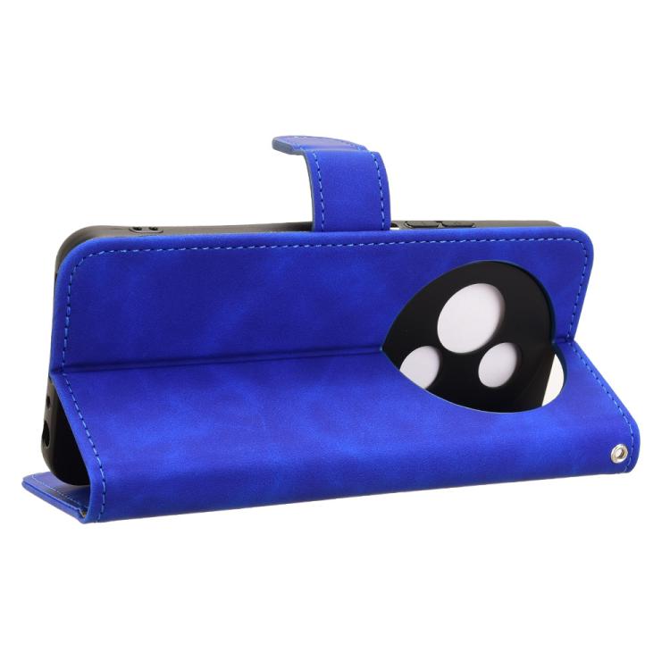 For TCL 605 Skin Feel Magnetic Flip Leather Phone Case