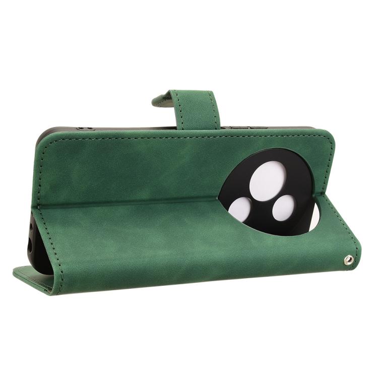 For TCL 605 Skin Feel Magnetic Flip Leather Phone Case