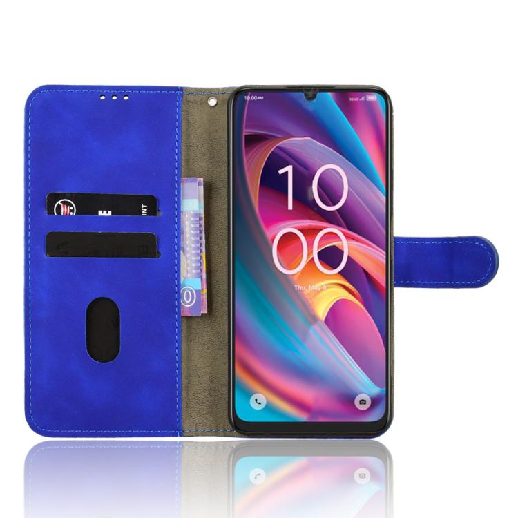 For TCL K33 5G Skin Feel Magnetic Flip Leather Phone Case