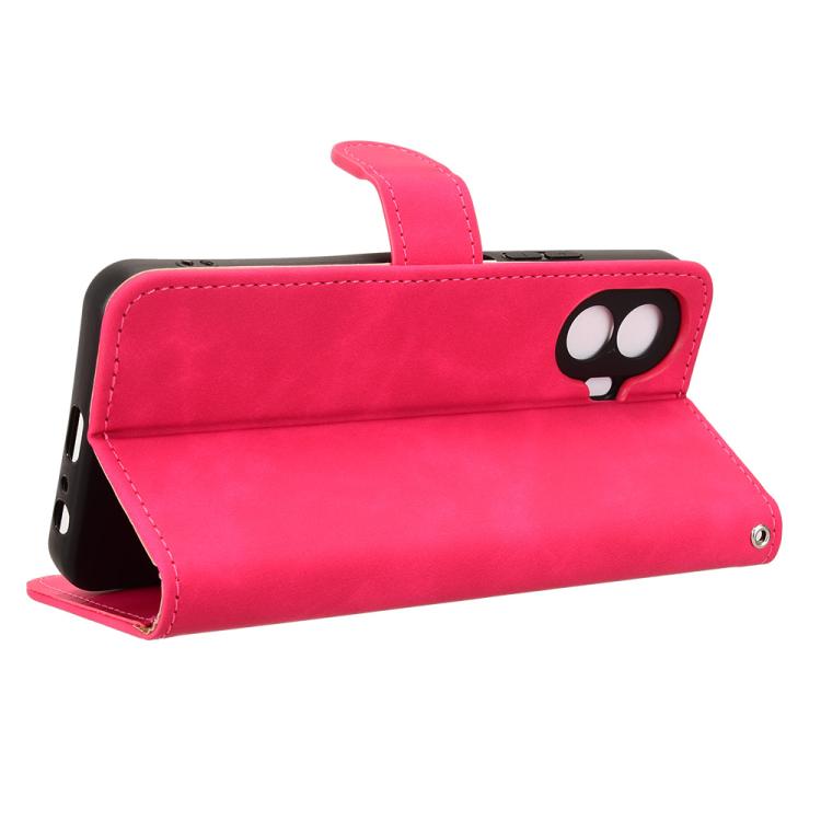 For TCL K70 SE T453D Skin Feel Magnetic Flip Leather Phone Case