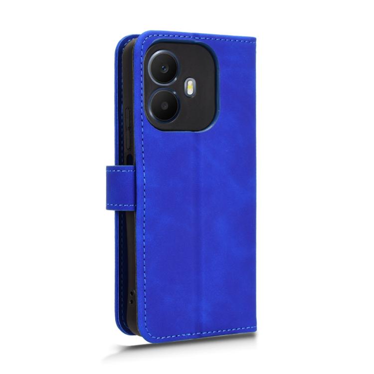 For TCL K70 Power 4G / K70 4G Skin Feel Magnetic Flip Leather Phone Case