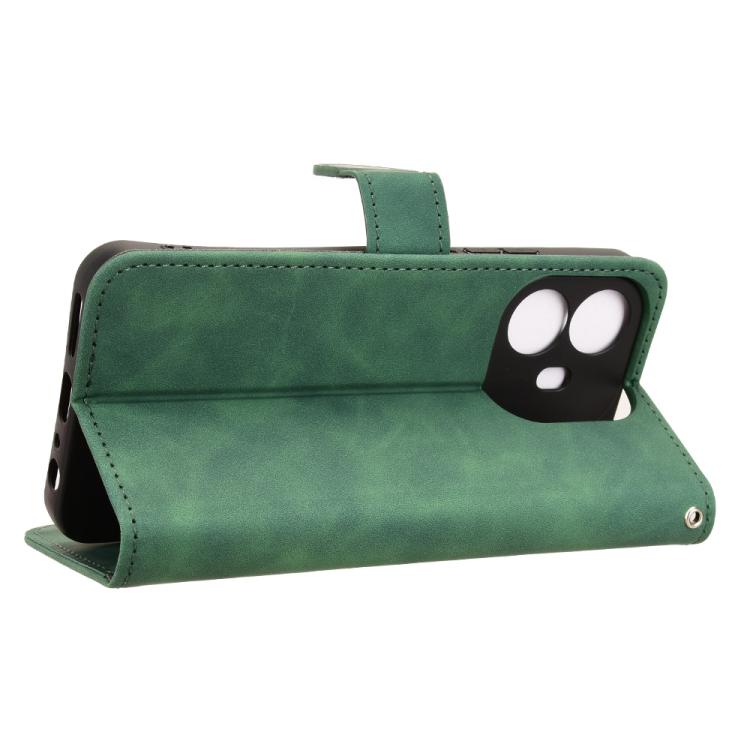 For TCL K70 Power 4G / K70 4G Skin Feel Magnetic Flip Leather Phone Case