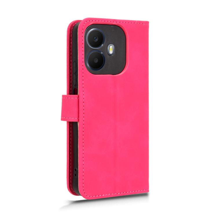 For TCL K70 Power 4G / K70 4G Skin Feel Magnetic Flip Leather Phone Case