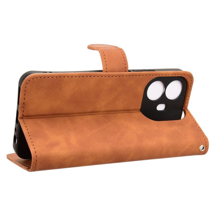 For TCL K70 Power 4G / K70 4G Skin Feel Magnetic Flip Leather Phone Case