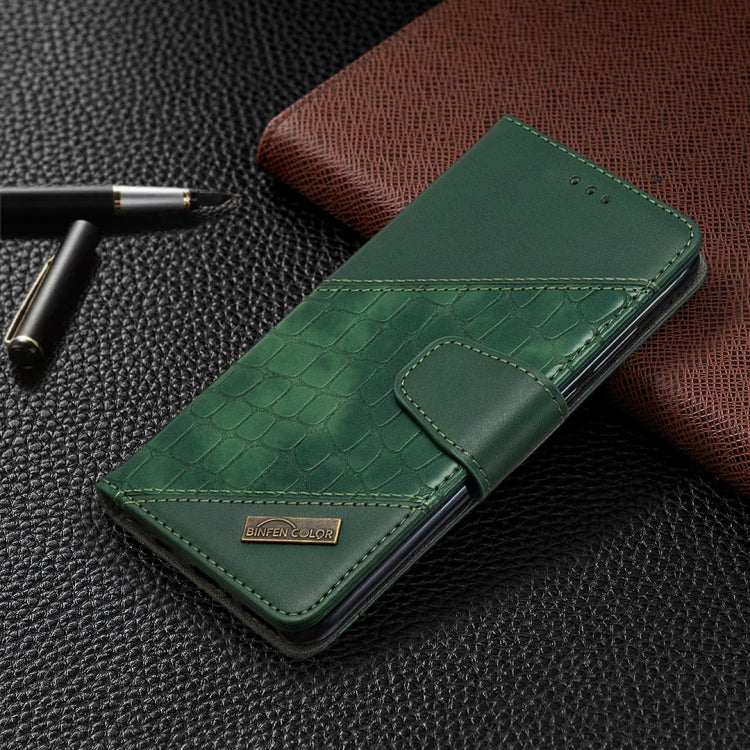 For Huawei P30 Lite Matching Color Crocodile Texture Horizontal Flip PU Leather Case with Holder & Card Slots & Wallet