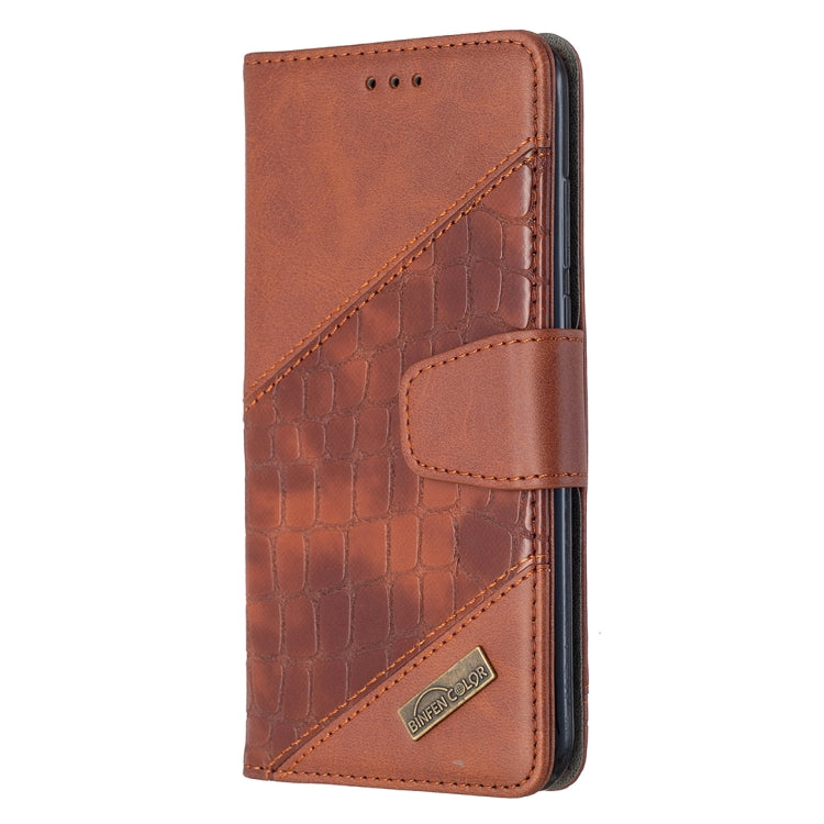 For Huawei P30 Lite Matching Color Crocodile Texture Horizontal Flip PU Leather Case with Holder & Card Slots & Wallet