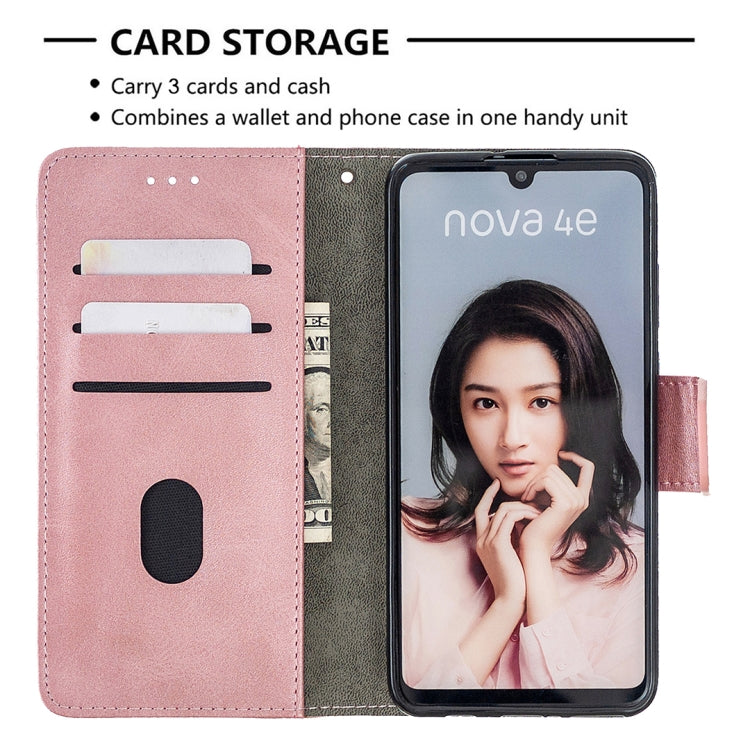 For Huawei P30 Lite Matching Color Crocodile Texture Horizontal Flip PU Leather Case with Holder & Card Slots & Wallet