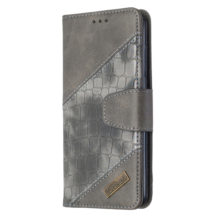 For Huawei P40 Matching Color Crocodile Texture Horizontal Flip PU Leather Case with Holder & Card Slots & Wallet