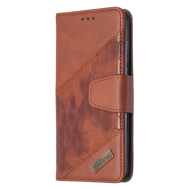For Huawei P40 Matching Color Crocodile Texture Horizontal Flip PU Leather Case with Holder & Card Slots & Wallet