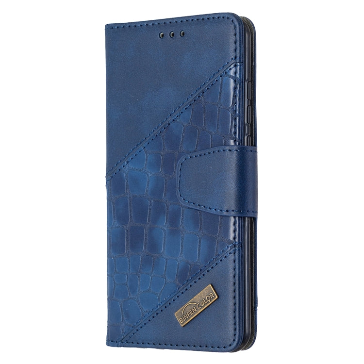 For Huawei P smart 2020 Matching Color Crocodile Texture Horizontal Flip PU Leather Case with Holder & Card Slots & Wallet