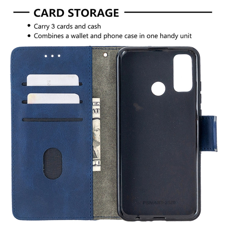 For Huawei P smart 2020 Matching Color Crocodile Texture Horizontal Flip PU Leather Case with Holder & Card Slots & Wallet