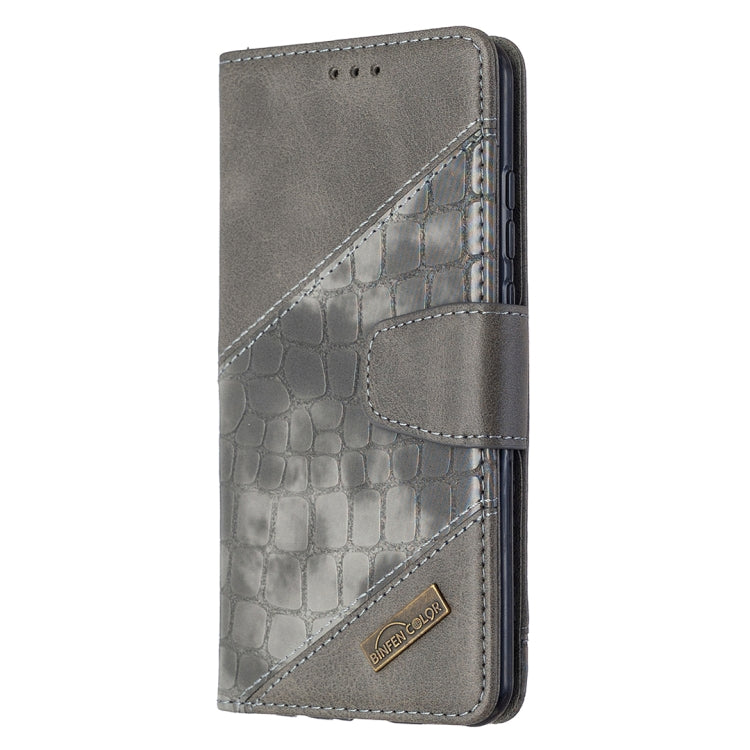 For Huawei P smart 2020 Matching Color Crocodile Texture Horizontal Flip PU Leather Case with Holder & Card Slots & Wallet