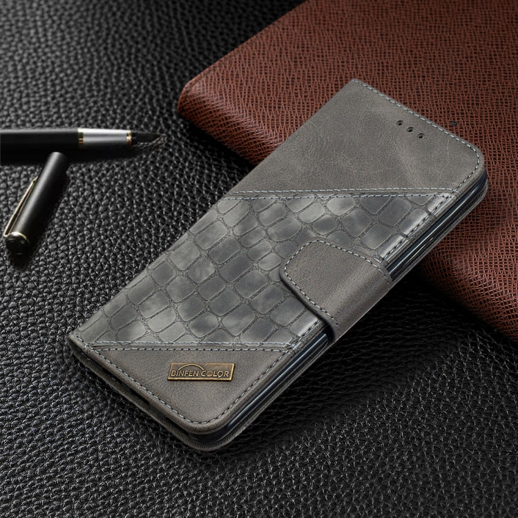 For Huawei P Smart Z Matching Color Crocodile Texture Horizontal Flip PU Leather Case with Holder & Card Slots & Wallet