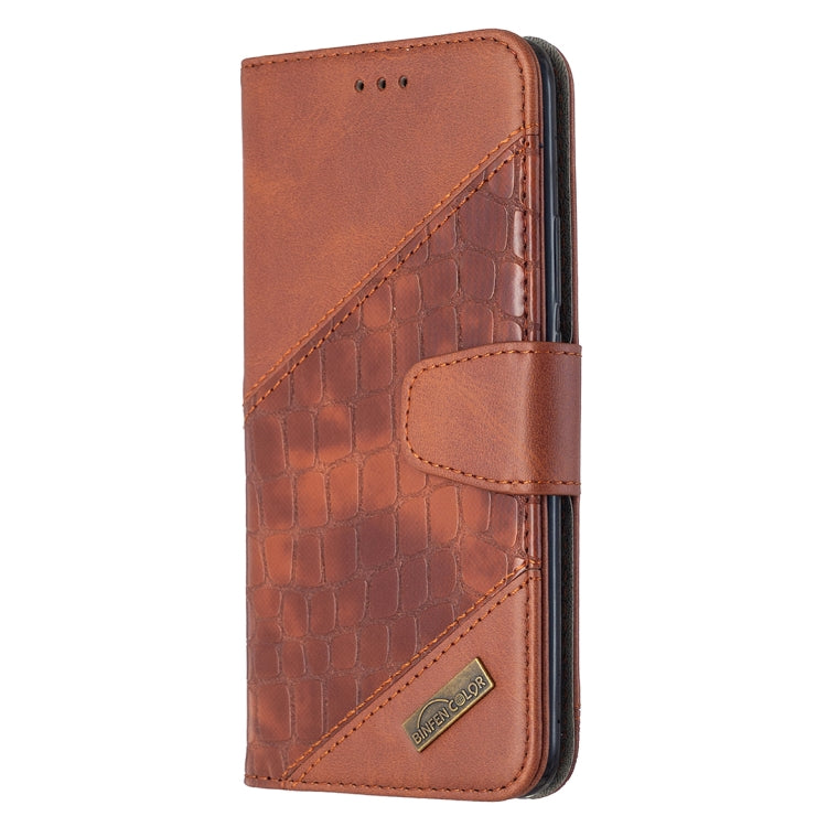 For Huawei P Smart Z Matching Color Crocodile Texture Horizontal Flip PU Leather Case with Holder & Card Slots & Wallet