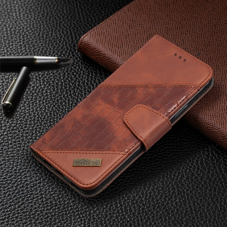 For Huawei P Smart Z Matching Color Crocodile Texture Horizontal Flip PU Leather Case with Holder & Card Slots & Wallet