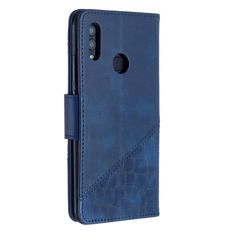 For Huawei P Smart (2019) Matching Color Crocodile Texture Horizontal Flip PU Leather Case with Holder & Card Slots & Wallet