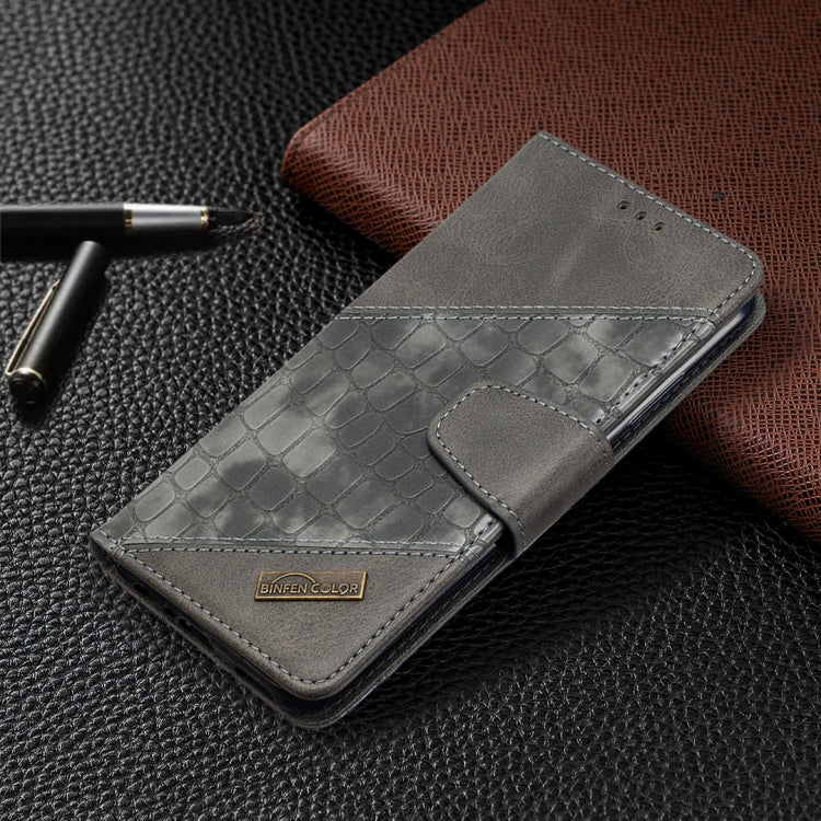 For Huawei P Smart (2019) Matching Color Crocodile Texture Horizontal Flip PU Leather Case with Holder & Card Slots & Wallet