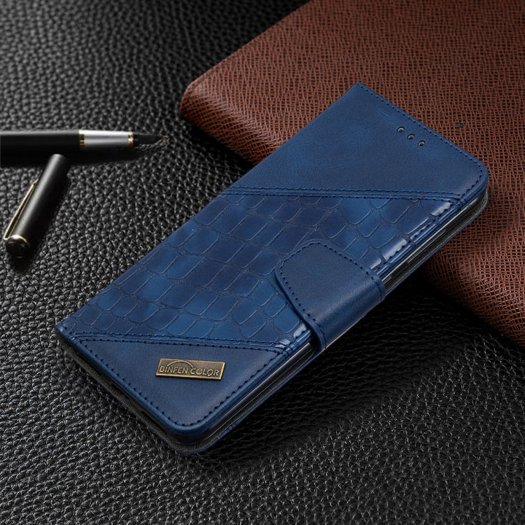 For Huawei Y7 (2019) Matching Color Crocodile Texture Horizontal Flip PU Leather Case with Holder & Card Slots & Wallet